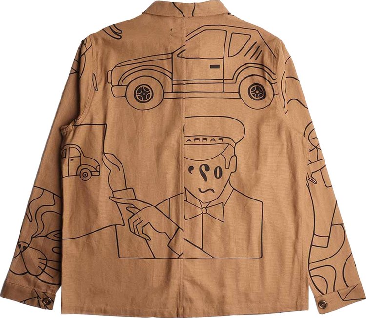 Parra Experience Life Worker Jacket Camel