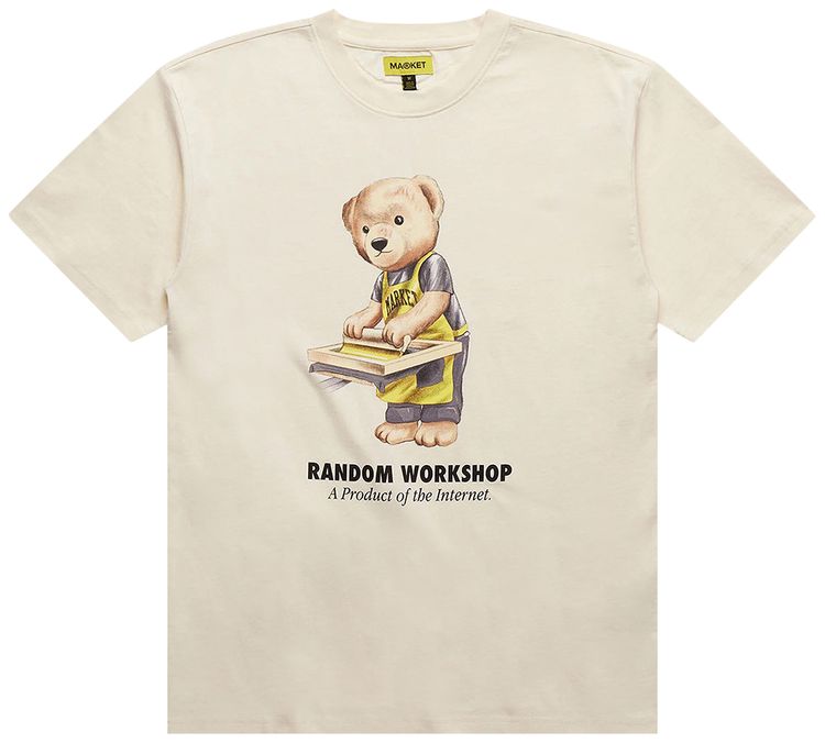 Market Random Workshop Bear Tee Cream