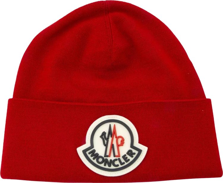 Moncler Giant Logo Hat 'Red'