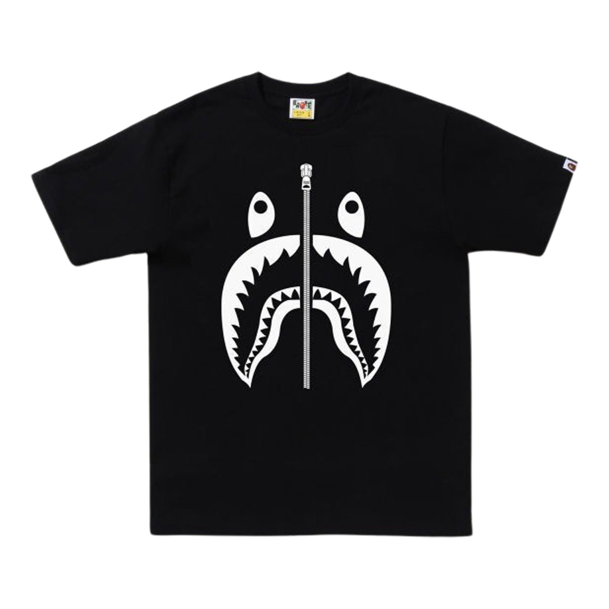 Bape bicolor shark tee shop