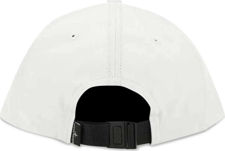 Stone Island Compass Patch Baseball Cap White