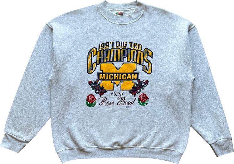 Vintage 1998 Michigan Rose Bowl Sweatshirt 'Grey'