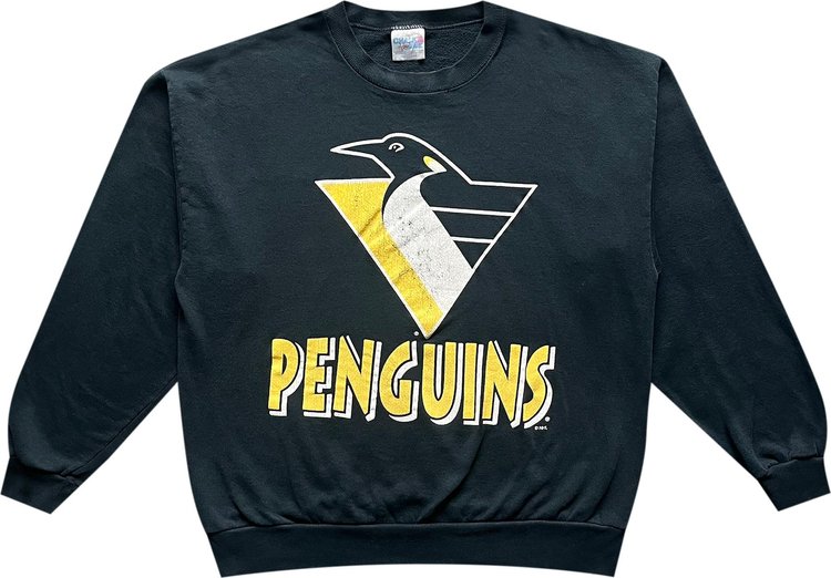 Vintage 1990s Pittsburgh Penguins Sweatshirt 'Black'