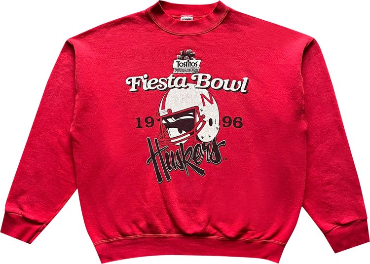 Vintage 1996 Nebraska Fiesta Bowl Sweatshirt 'Red'