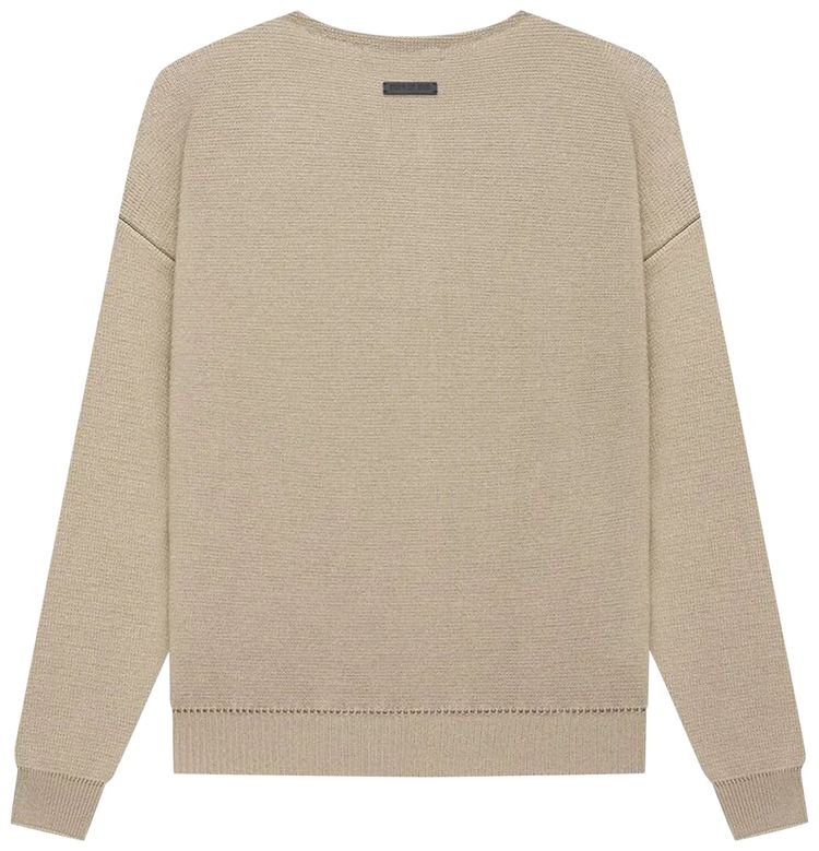 Fear of God Eternal Merino Henley Sweatshirt Dusty Beige