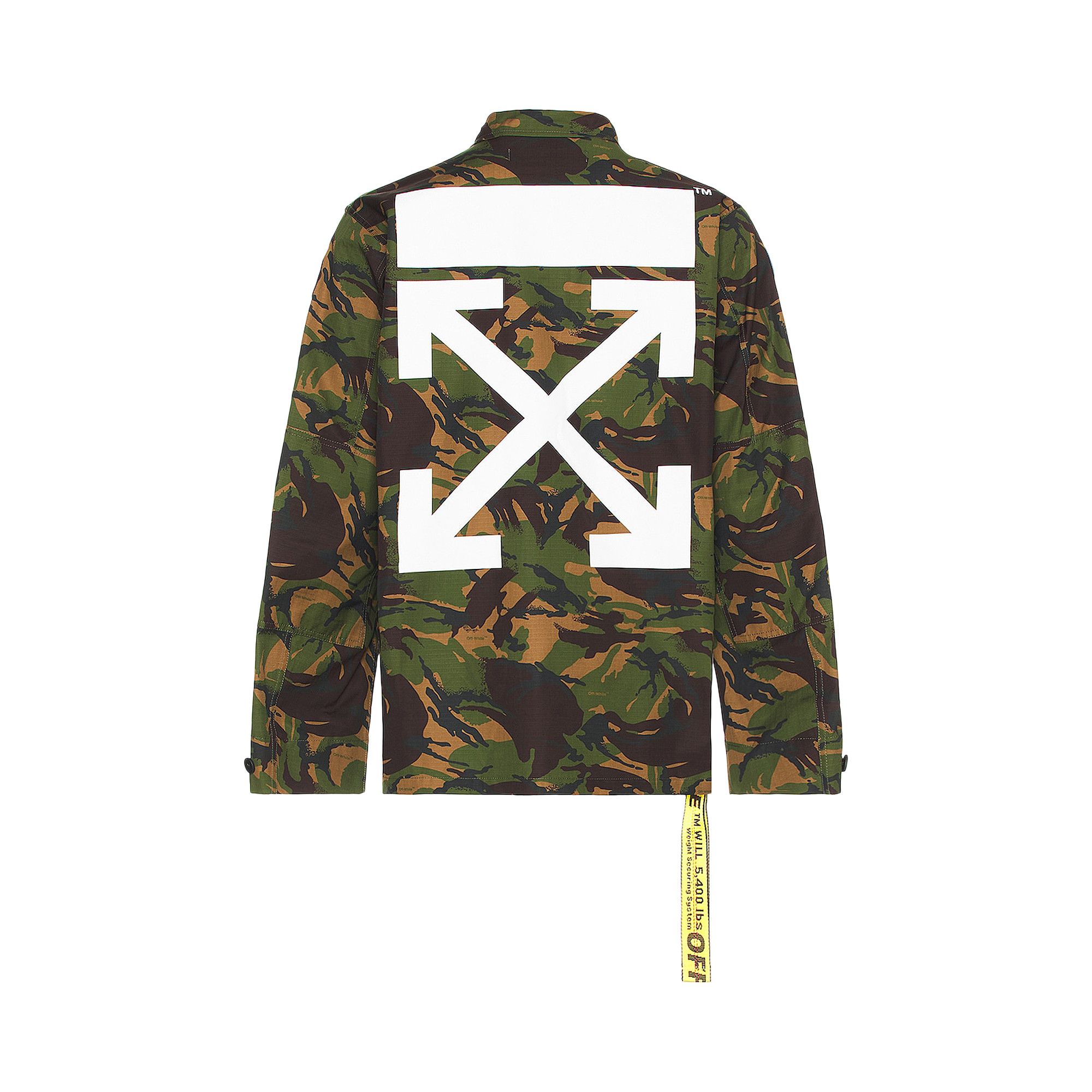 Size xxl Off White Camo Patch Field Jacket Army Green