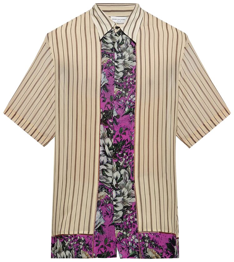 Dries Van Noten Transparent Shirt Ecru