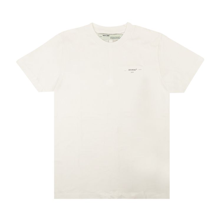 Off White Logo Slim T Shirt White