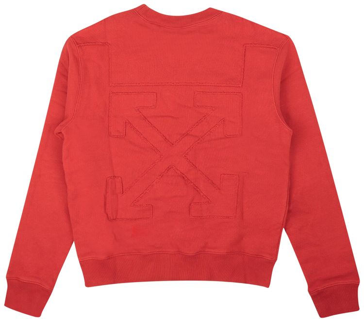 Off White Arrow Crewneck Sweatshirt Red