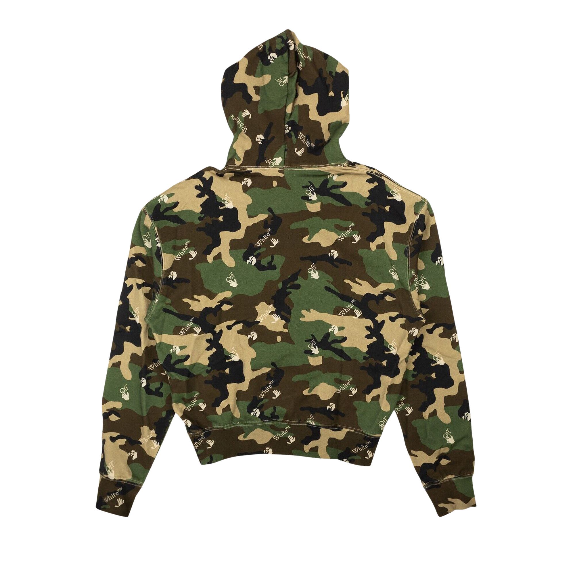 Off white hoodie camo outlet