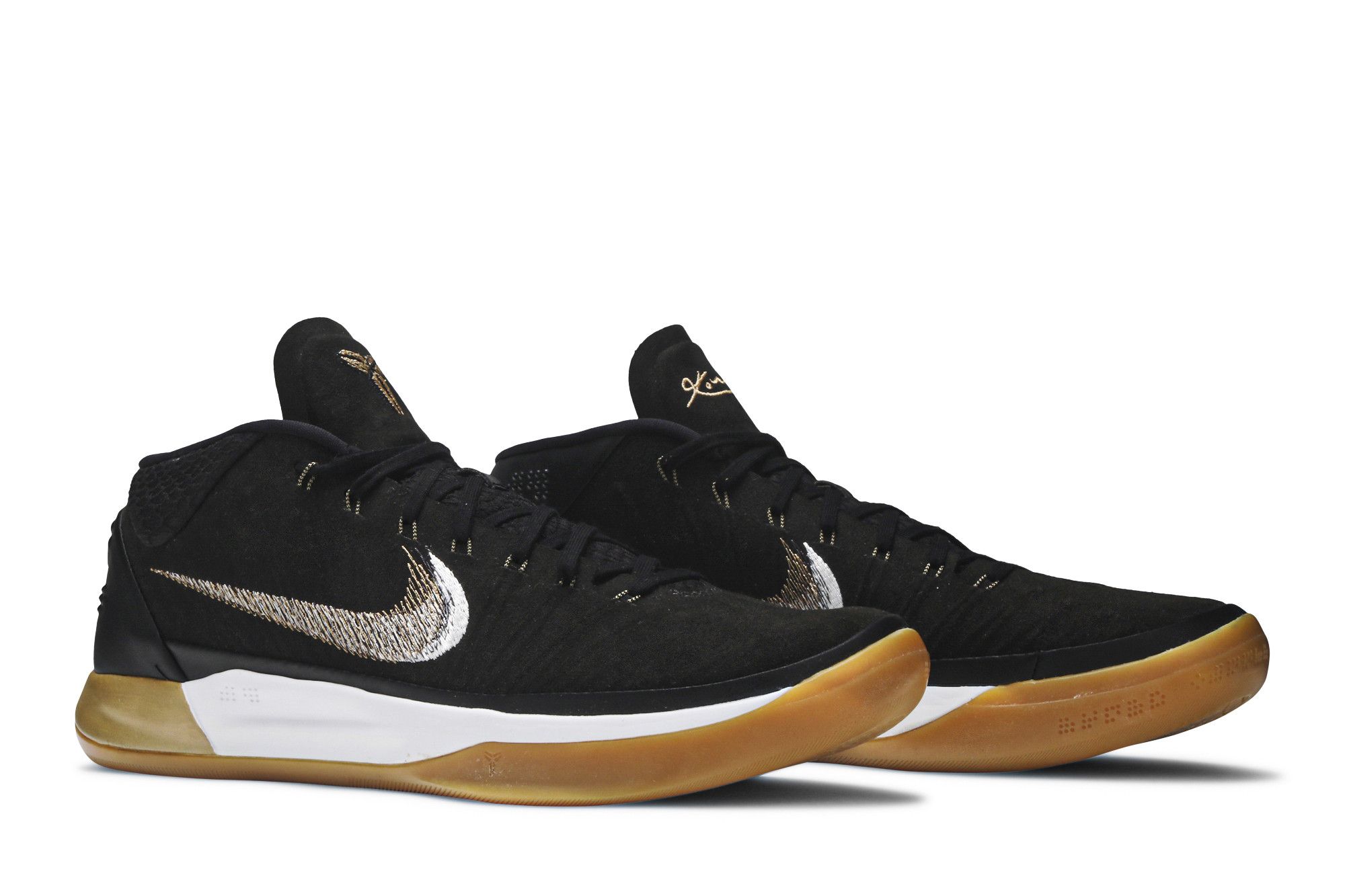 Kobe ad mid black gold clearance