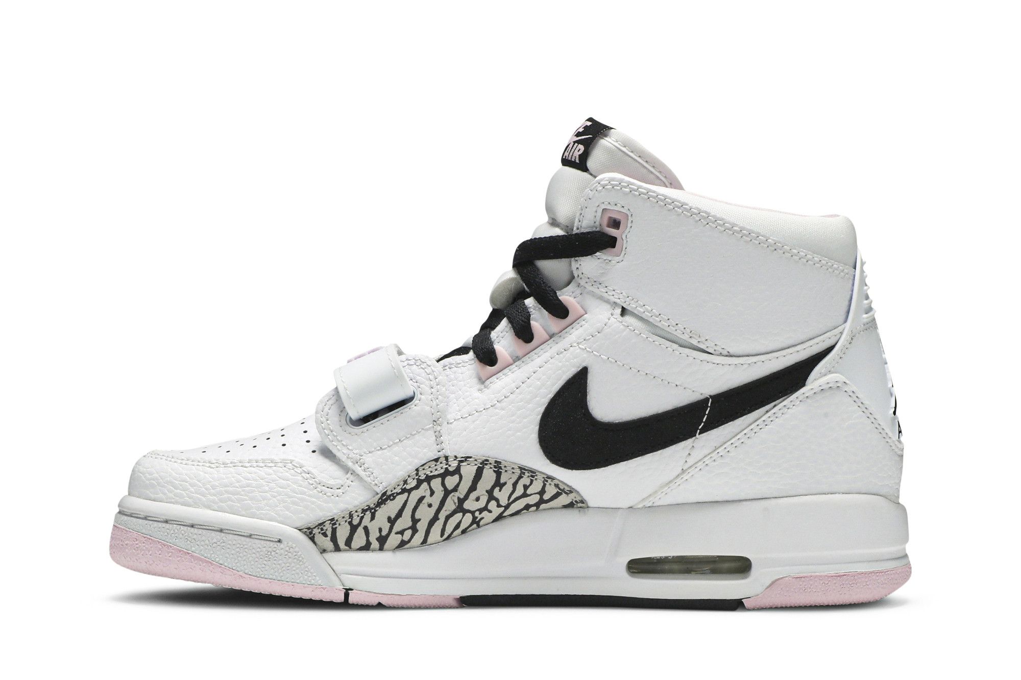 Size 4.0 Jordan Legacy 312 GS White Black Pink Foam