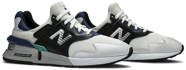 New Balance 997S White Charcoal Blue