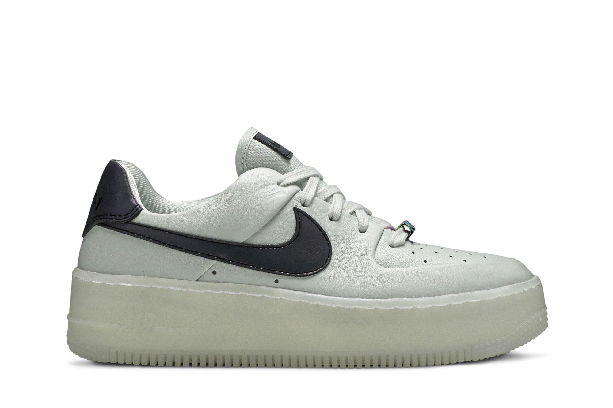 Air force 1 sage sale low lx oil grey/white/blank