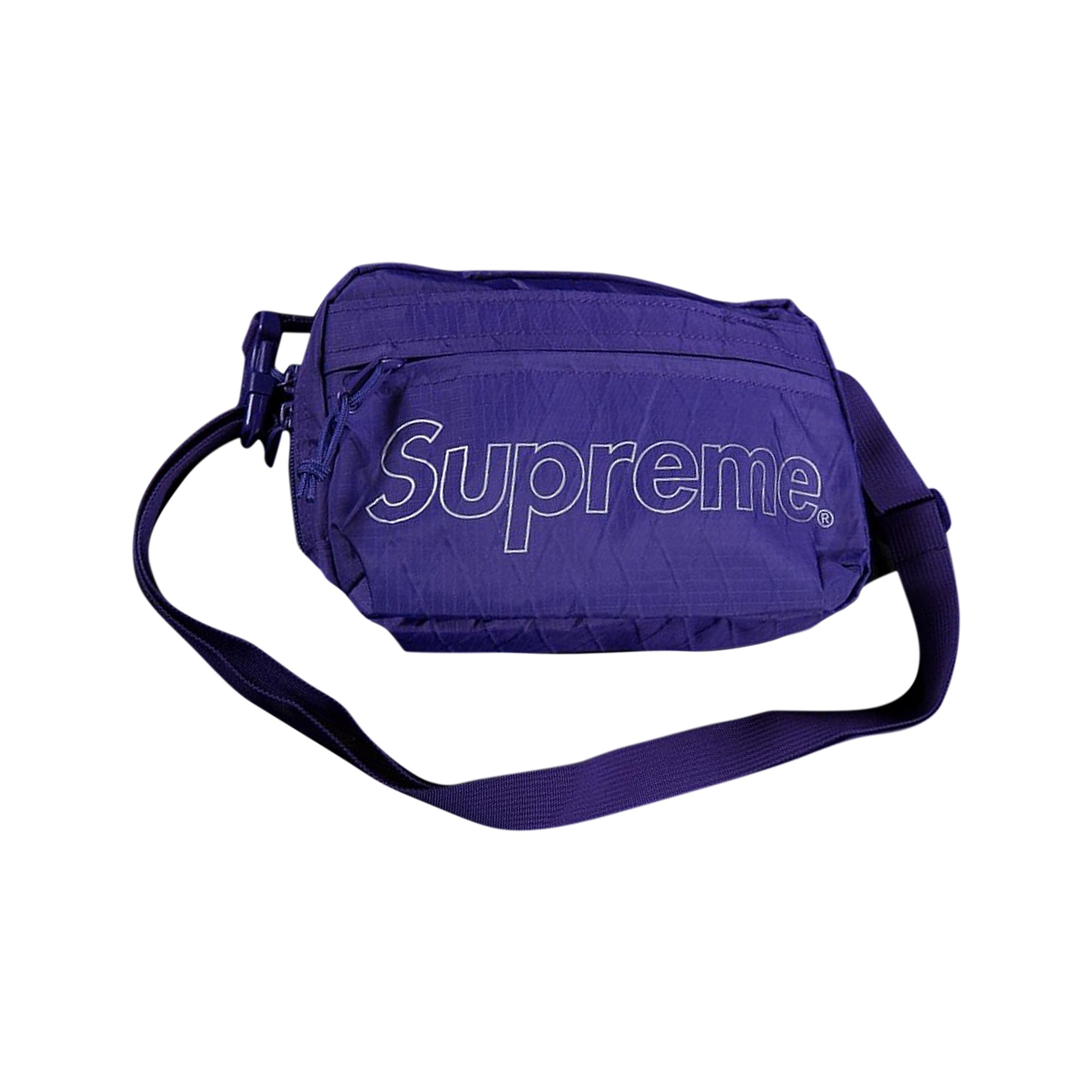 メンズsupreme shoulder bag purple