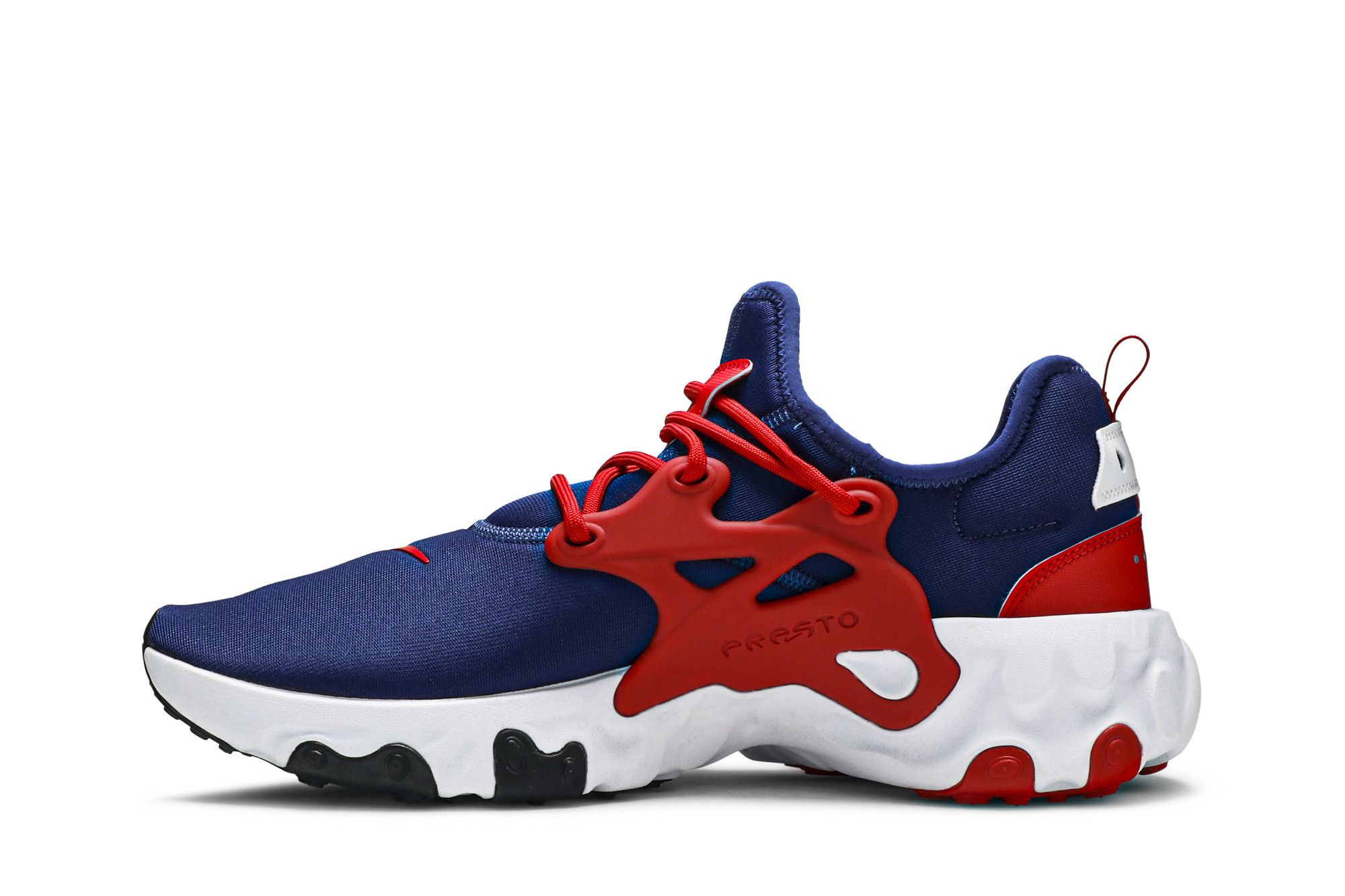Red white and blue prestos best sale