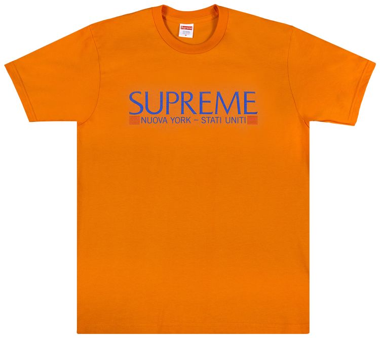 Buy Supreme Nuova York Tee 'Orange' FW20T16 ORANGE GOAT