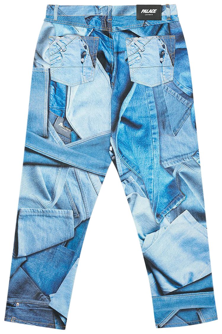 Palace Double Denim Jean Blue
