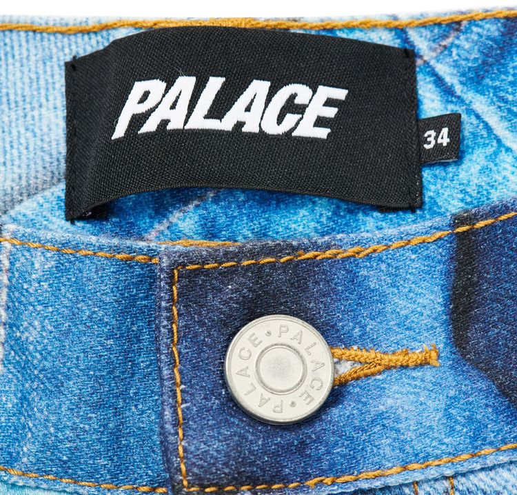 Palace Double Denim Jean Blue