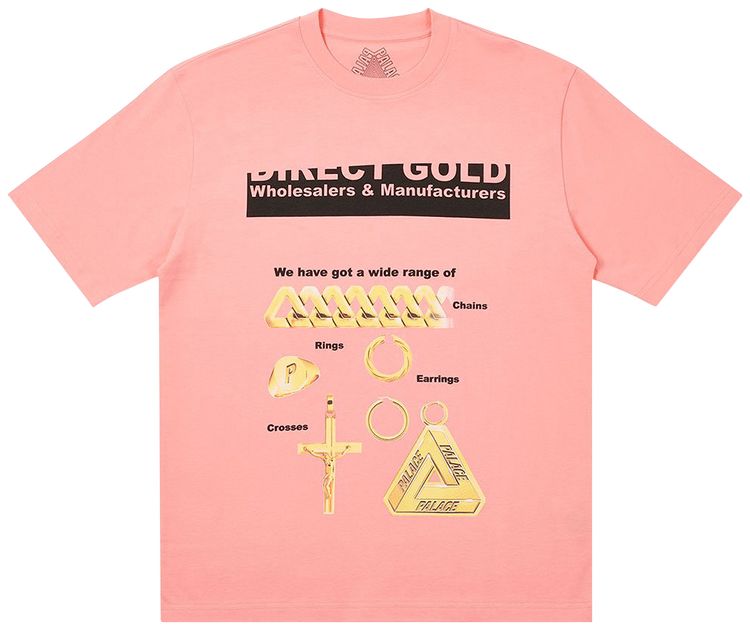 Palace Hatton T Shirt Pink