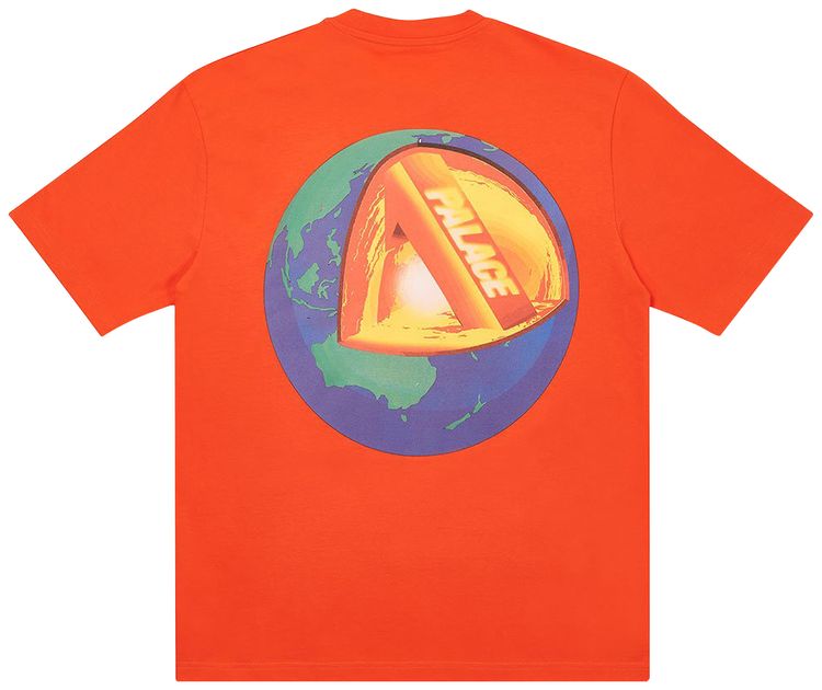 Palace Core T Shirt Dark Orange