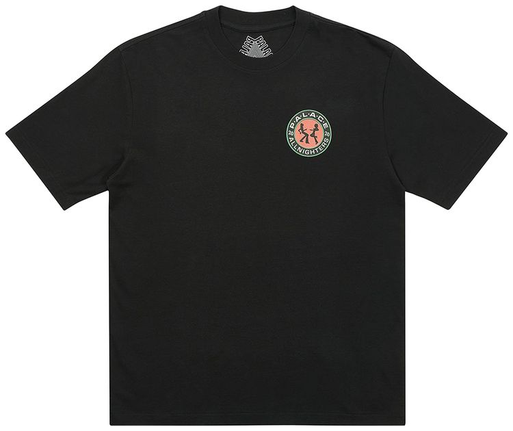 Palace All Nighters T Shirt Black