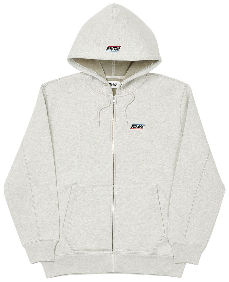 Palace Ard Quality Zip Hood Grey Marl