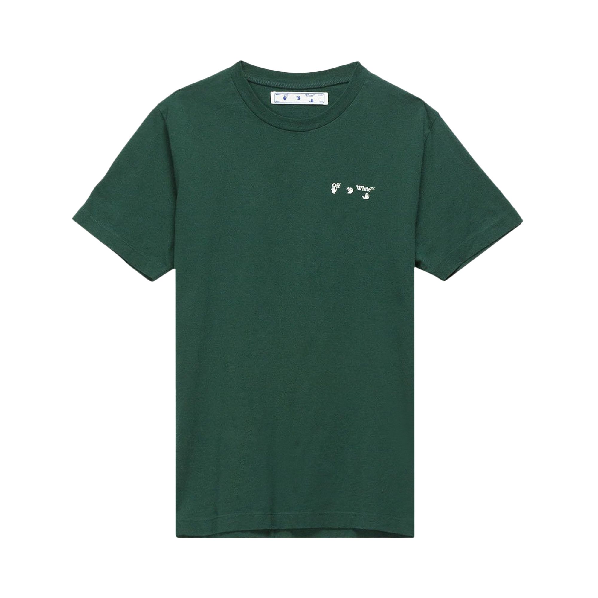 Buy Off-White Logo Slim Tee 'Dark Green