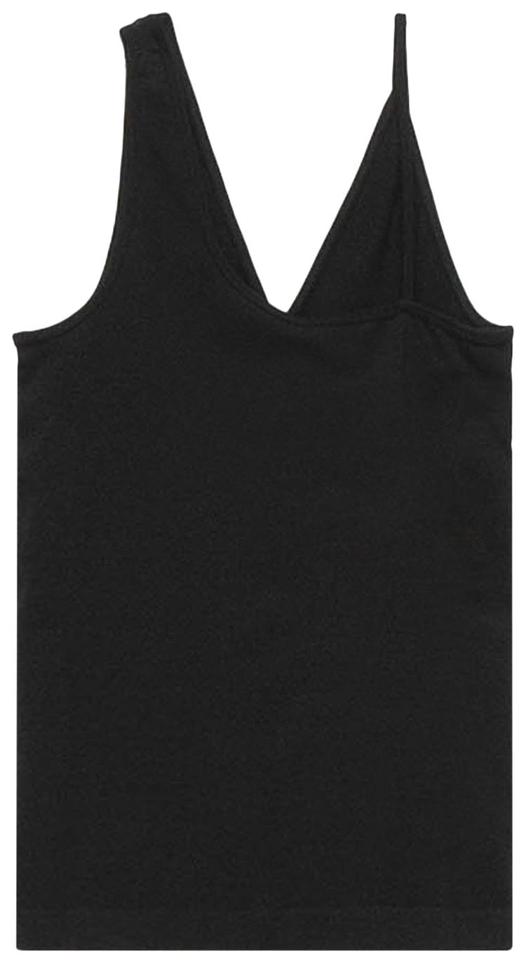 Helmut Lang Seamless Asymmetrical Tank Black