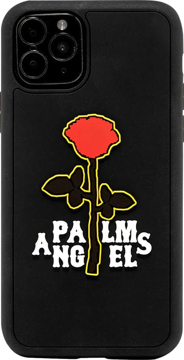 Palm Angels Rose iPhone Case 11 Pro Case 'Black/Red'