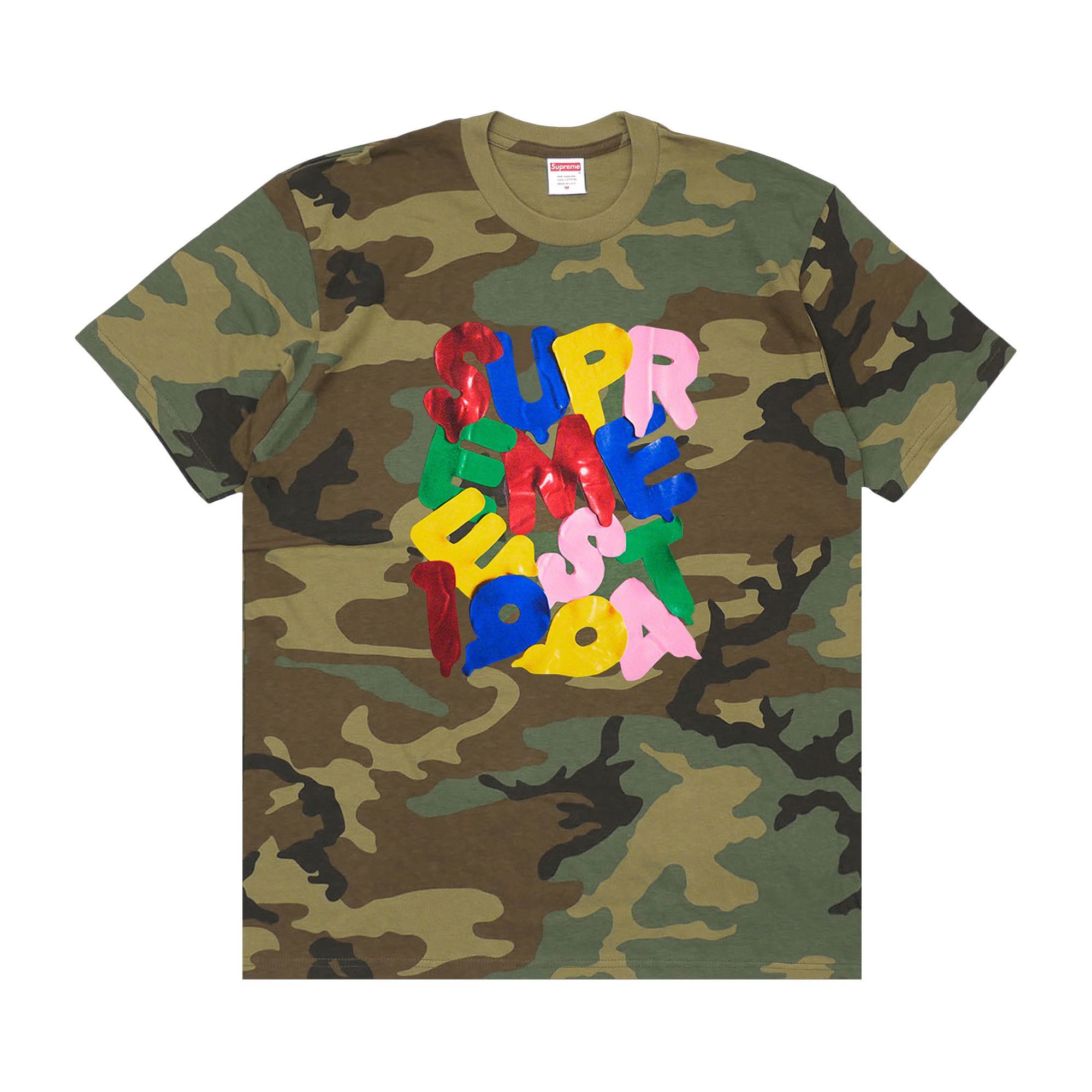 Supreme Balloons Tee Woodland Camo
