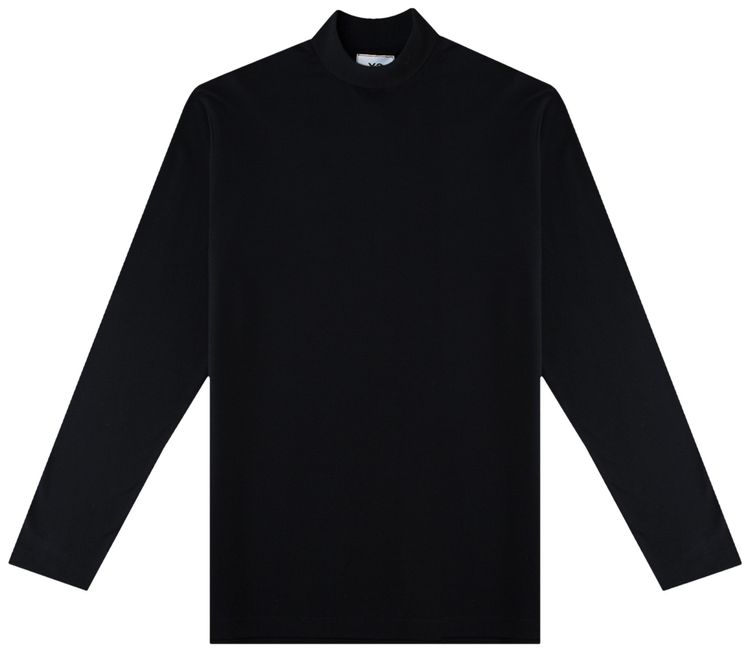 Y 3 Classic Long Sleeve Mock Neck Black