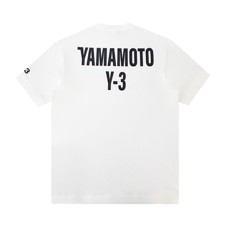 Y 3 CH2 GFX Short Sleeve T Shirt Off White