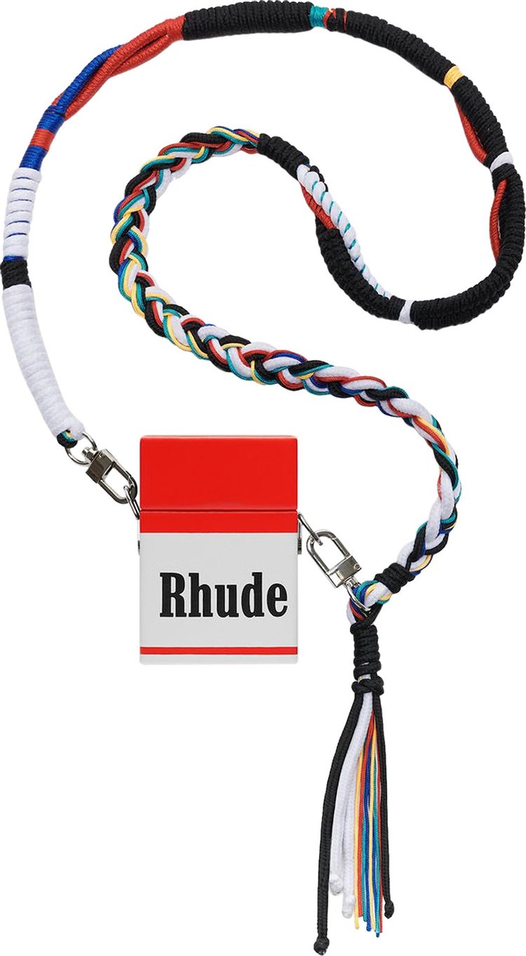 Rhude Cig Logo Box Bag White