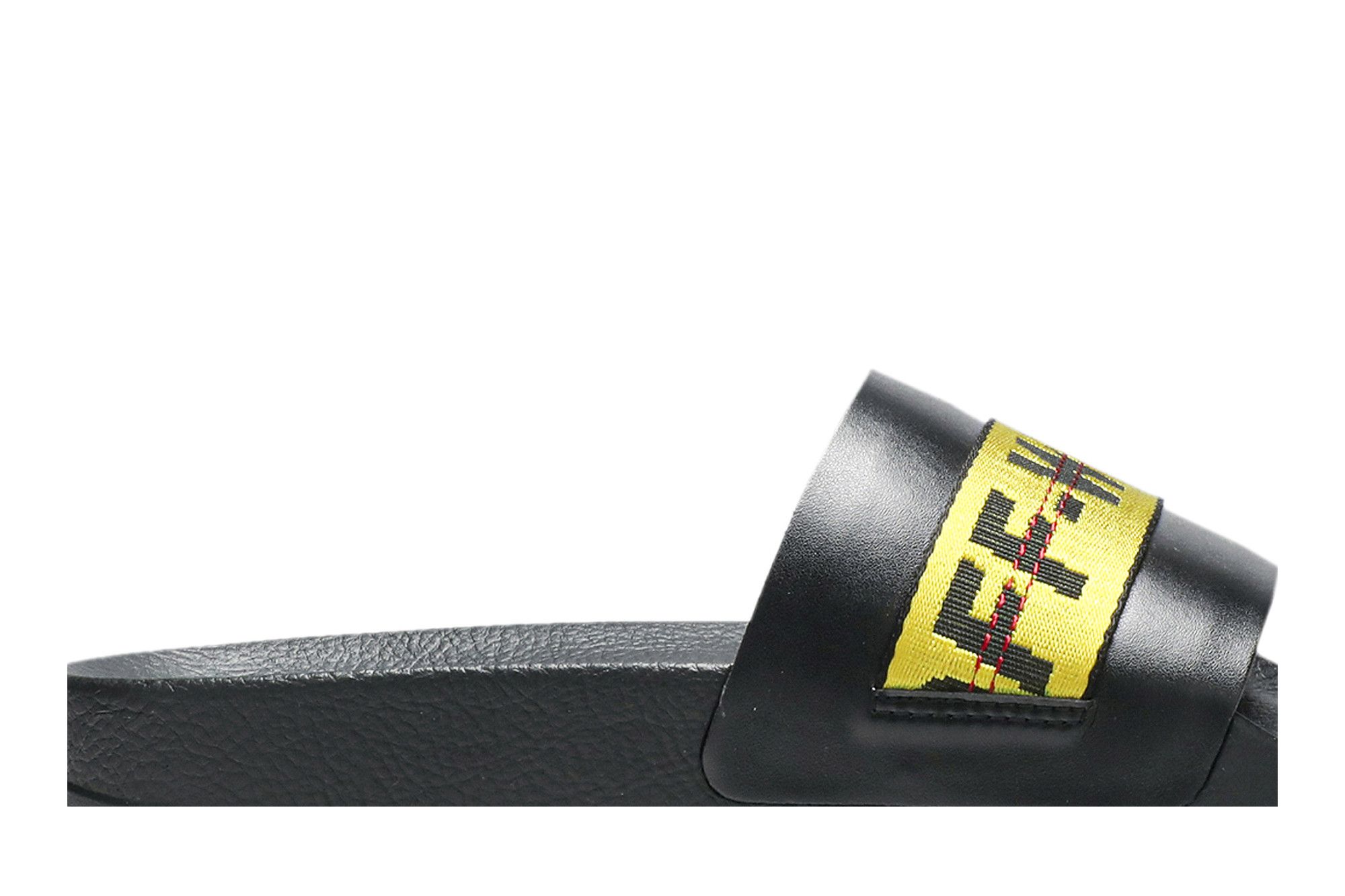 Buy Off-White Industrial Sliders 'Black' - OMIA088E20FAB004 1018