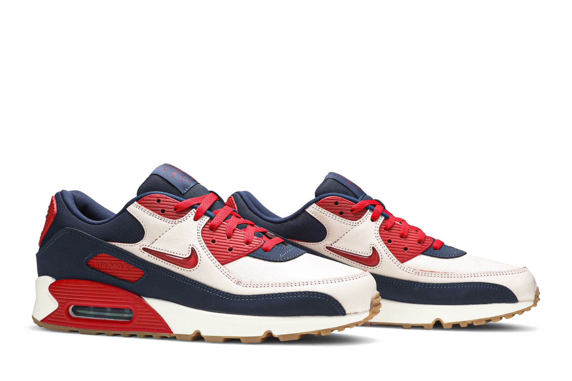 Size 6.5 Air Max 90 'Home & Away - University Red'