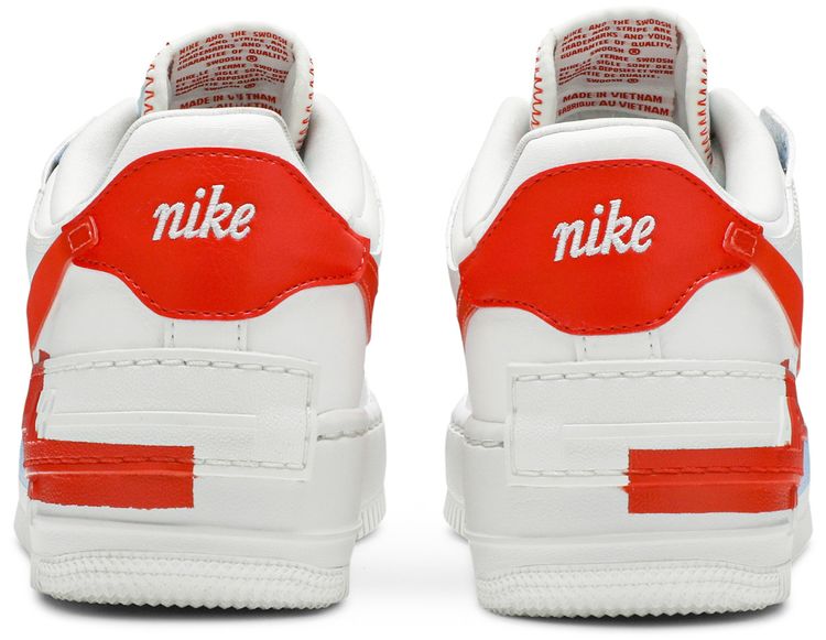 Nike Wmns Air Force 1 Shadow SE Team Orange Blue