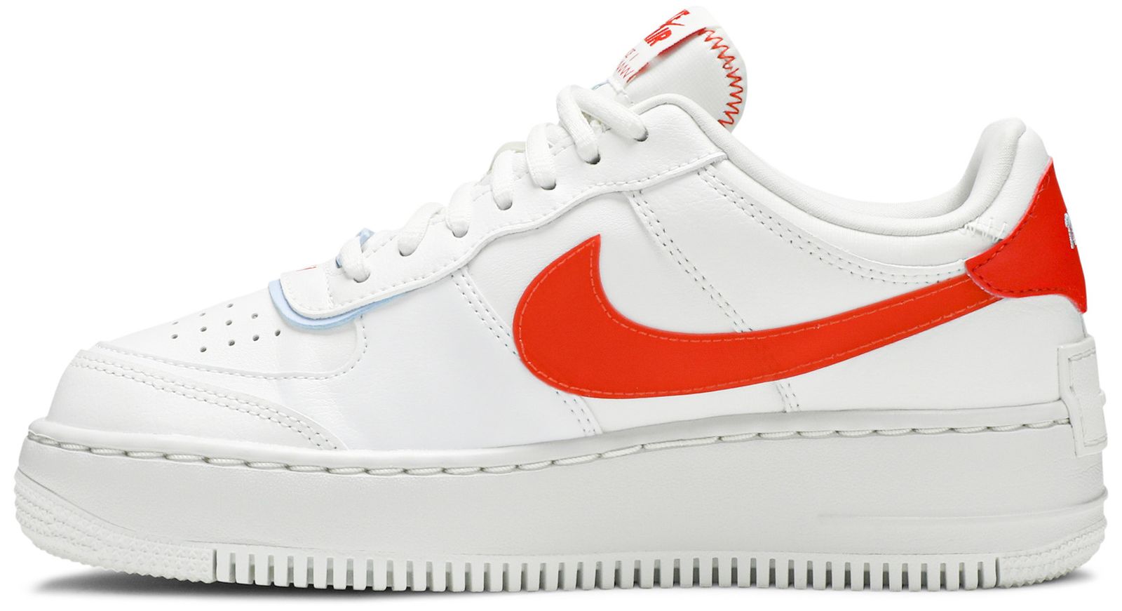 navy blue and orange air force ones