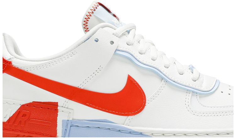 Nike Wmns Air Force 1 Shadow SE Team Orange Blue