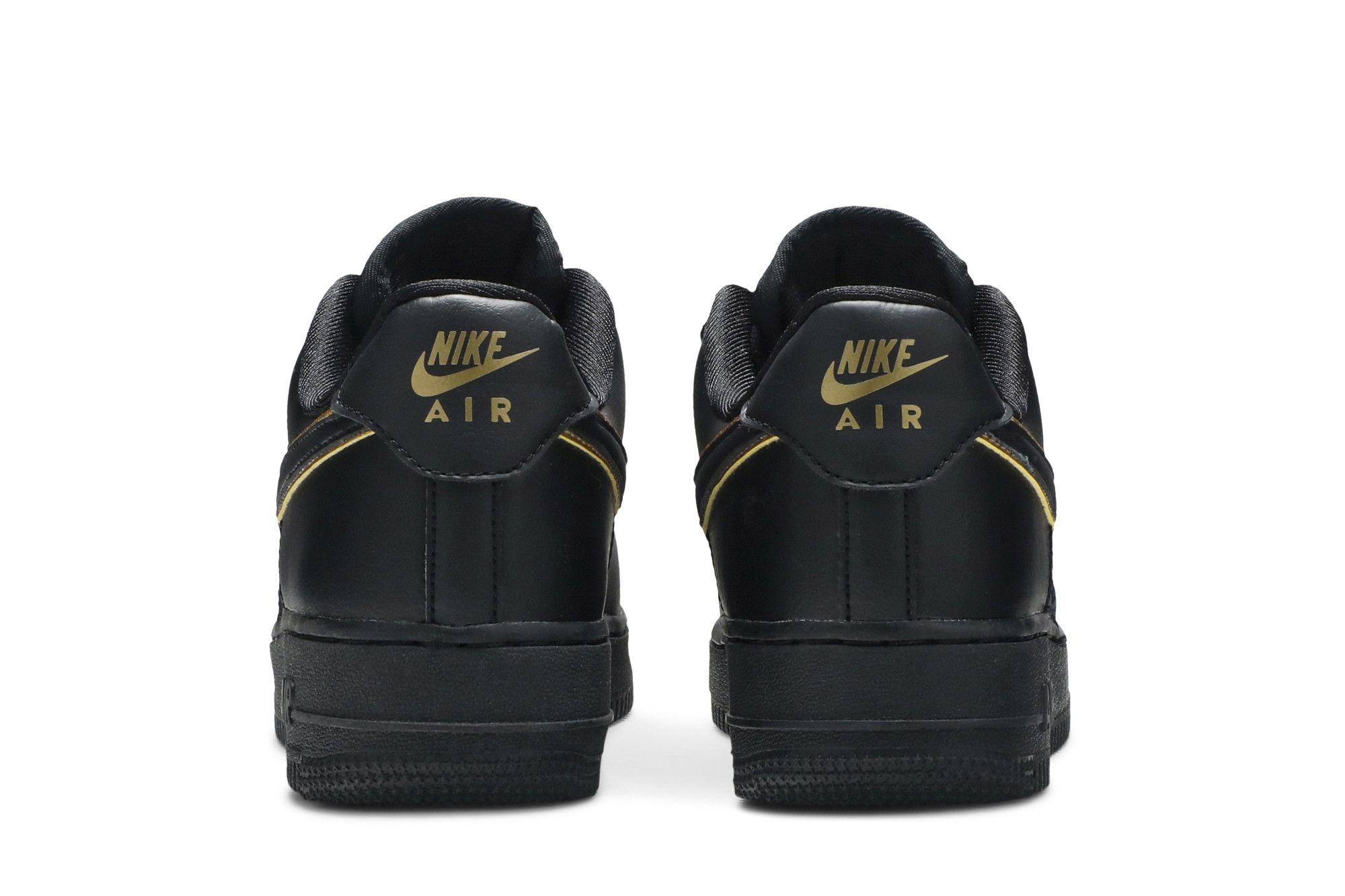 Buy Wmns Air Force 1 Low 07 Essential Black Gold Swoosh AO2132 005 GOAT UK