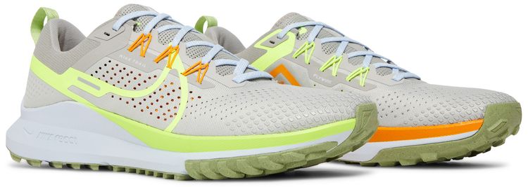 Nike React Pegasus Trail 4 Light Iron Ore Volt