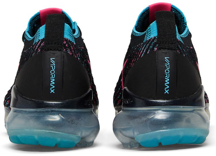 Nike Wmns Air VaporMax Flyknit 3 Black Hyper Pink Blue