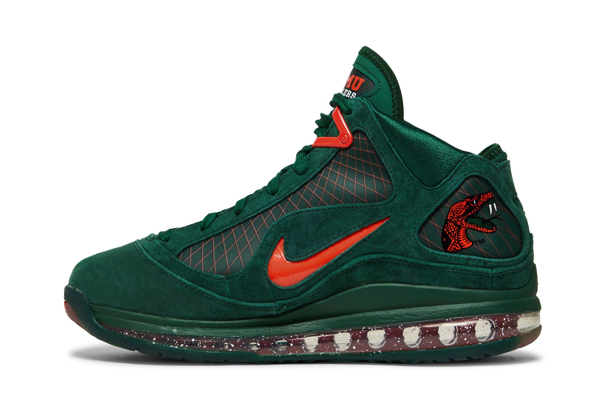 スニーカー Nike LeBron 7 Florida A&M University Gorge Green LeBron 7 Florida A&M University Gorge Green PE Review & On