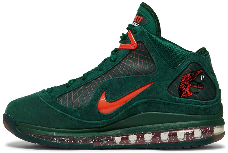 Florida AM University x LeBron 7 Retro Rattlers   Gorge Green