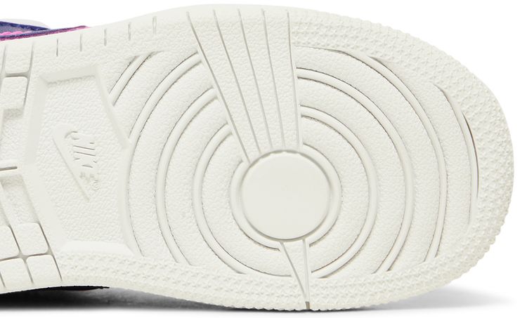 Air Jordan 1 Mid TD Regency Purple Fire Pink