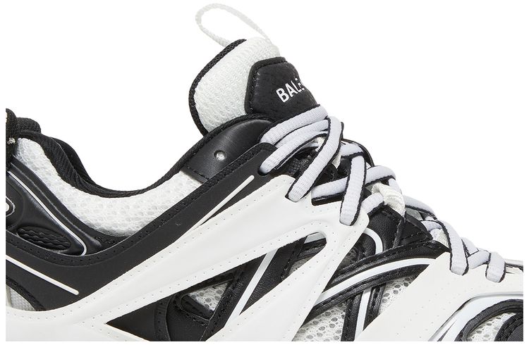 Balenciaga Wmns Track Sneaker Clear Sole   White Black