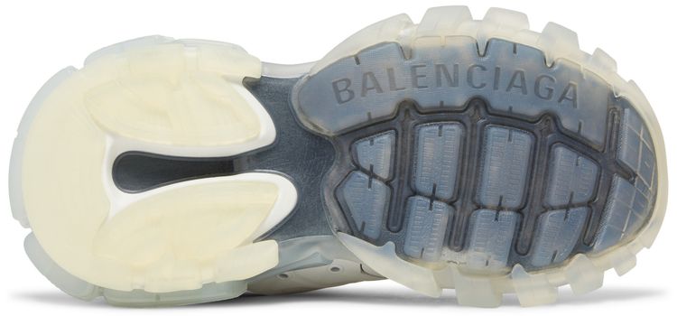 Balenciaga Wmns Track Sneaker Clear Sole   White Black
