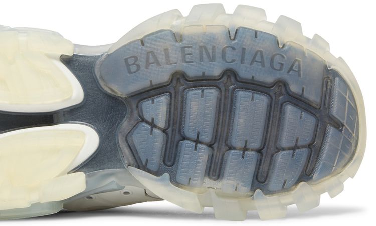 Balenciaga Wmns Track Sneaker Clear Sole   White Black