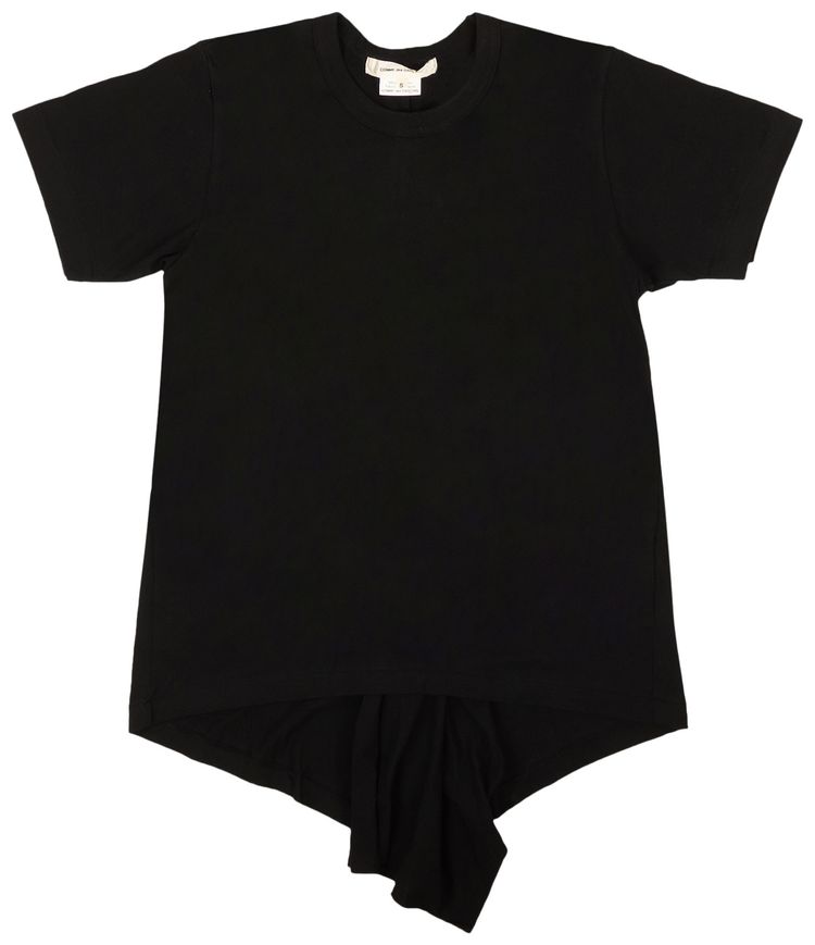 Comme des Garcons Back Cut Short Sleeve T Shirt Black