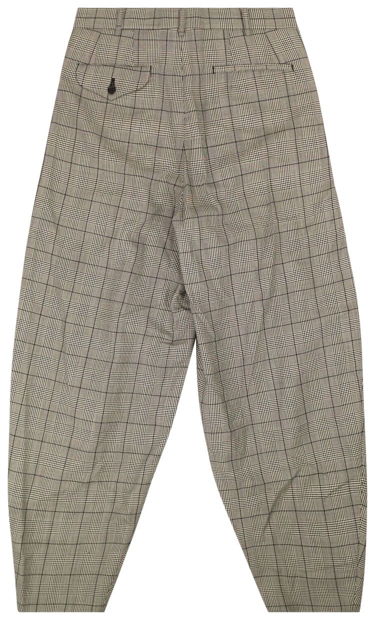 Comme des Garcons Checked Balloon Shape Pants BlackWhite